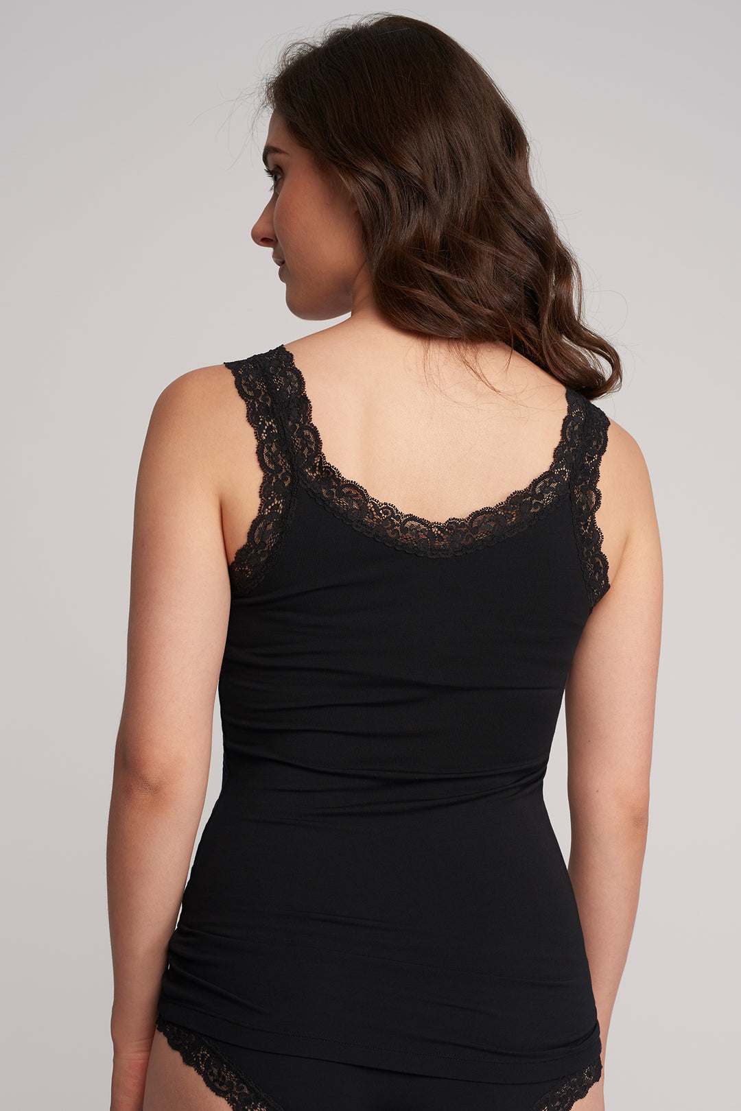 Lace Strap Camisole with Shelf Bra