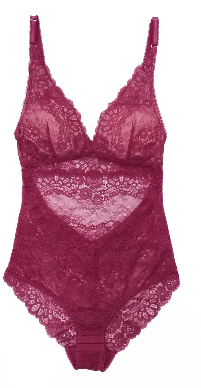 Samantha Chang All-Lace Bodysuit
