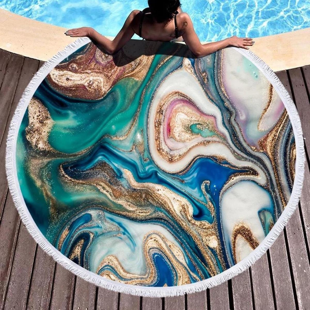Round Beach Blanket