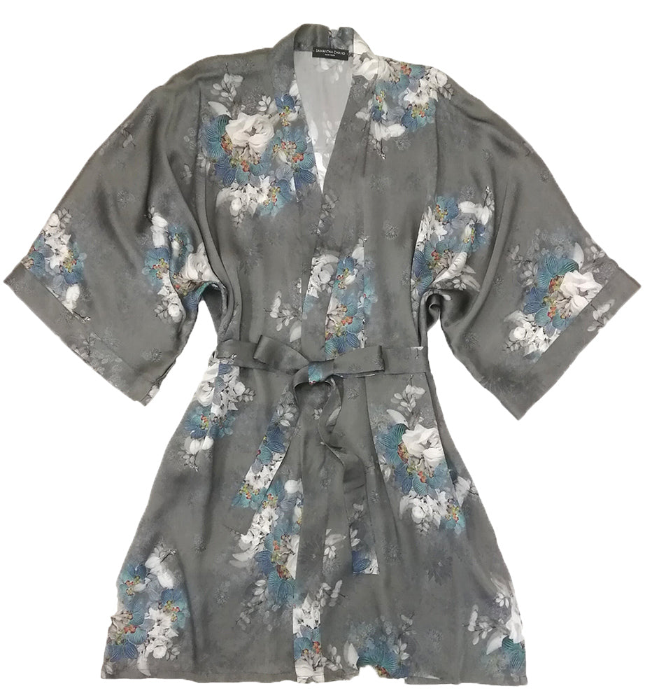 Samantha Chang Short Silk Kimono