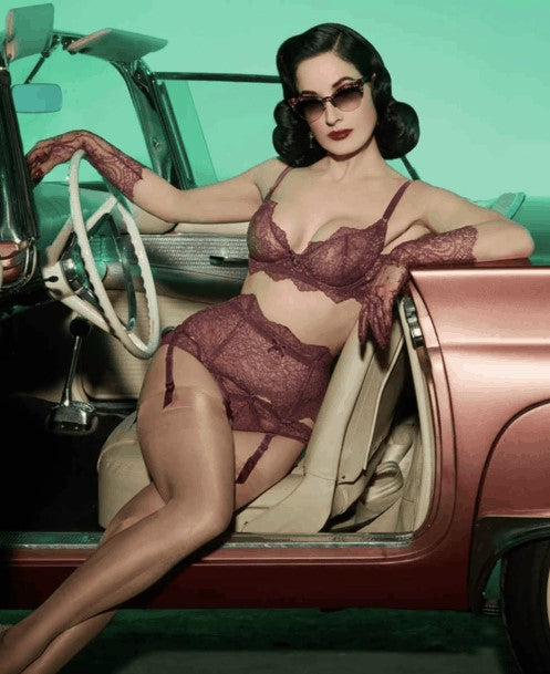 Dita Von Teese Lurex Lace Underwire