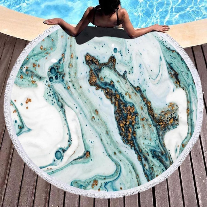 Round Beach Blanket