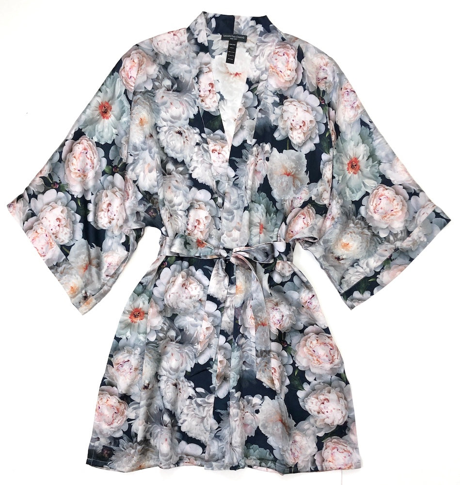 Samantha Chang Short Silk Kimono